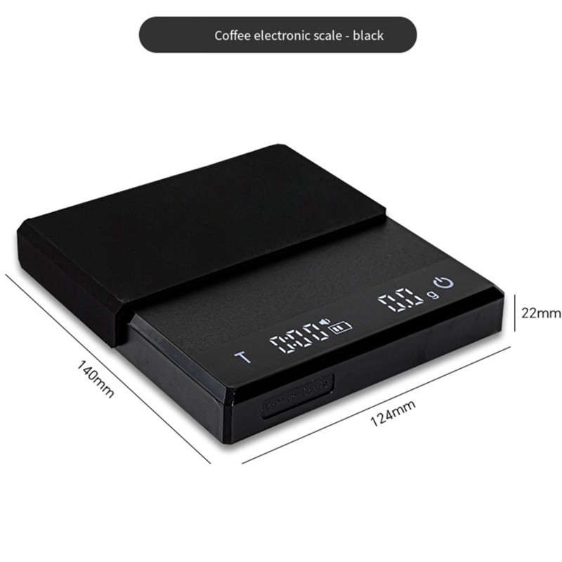 Scale Drip Timer - ABMR-Coffee Scale 0.1G Precision USB Rechargeable