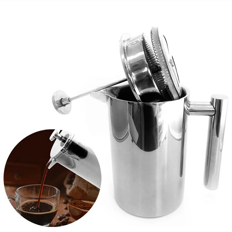 Coffee Equipment For Camping - Double Walled Insulated Coffee Pot Filter