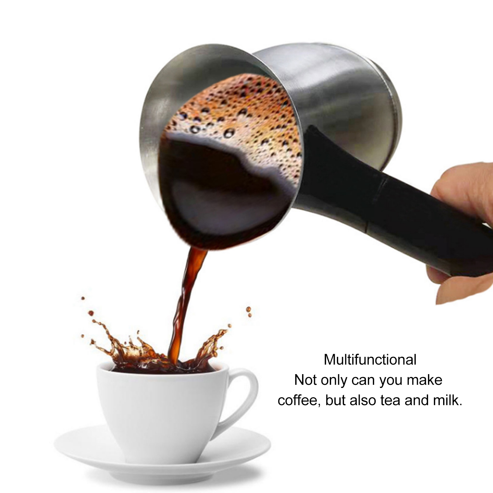 Coffee Equipment For Camping - Electric Turkish Coffee Maker 600ml Stainless