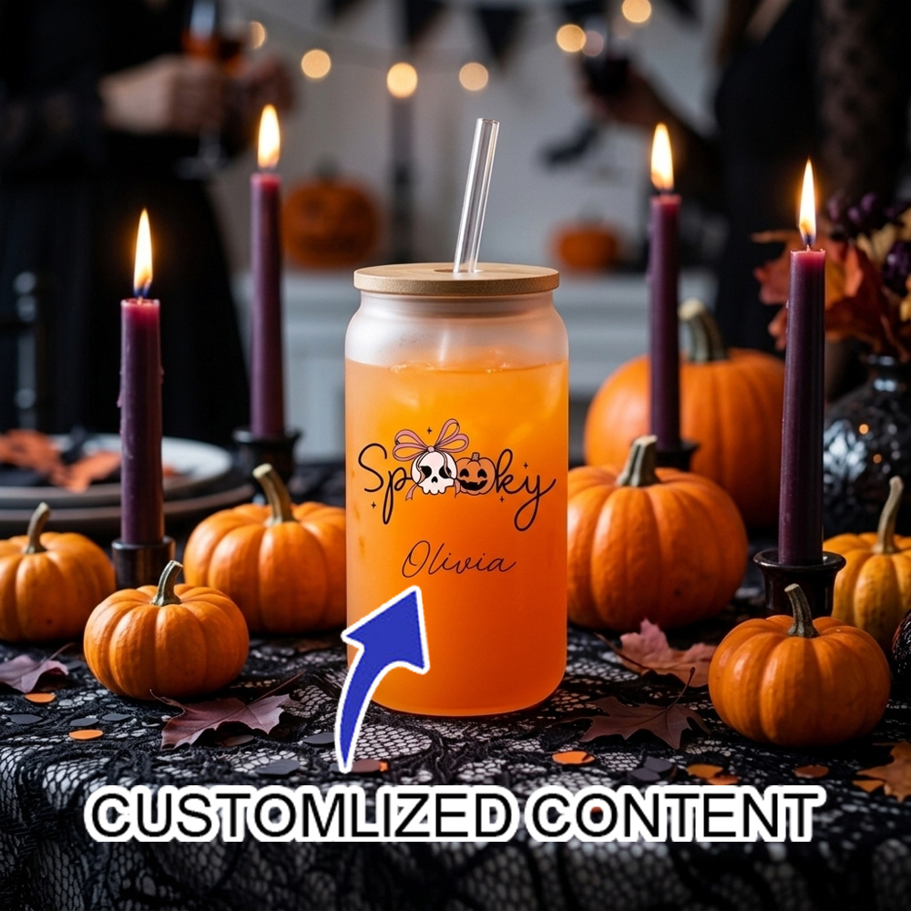 Custom Name Spooky Halloween G - Coffee Equipment For Camping ulasan dan harga