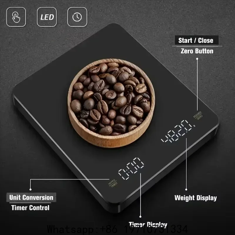 New Digital Espresso Coffee Sc - Scale Drip Timer ulasan dan harga