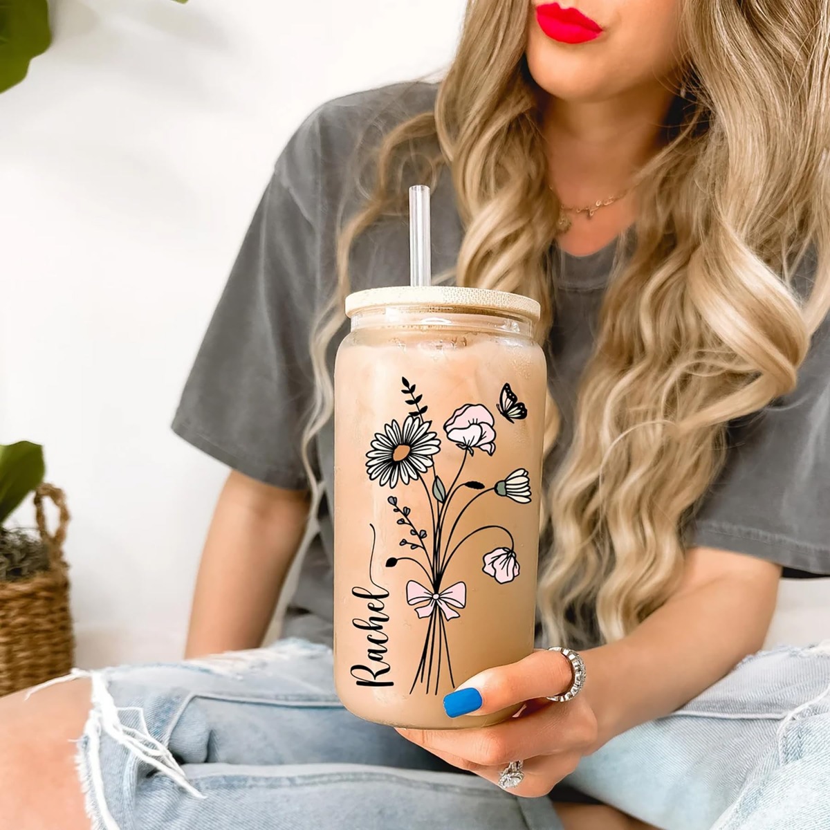 Customized Cute Cup Bottle Wit - Coffee Equipment For Camping ulasan dan harga