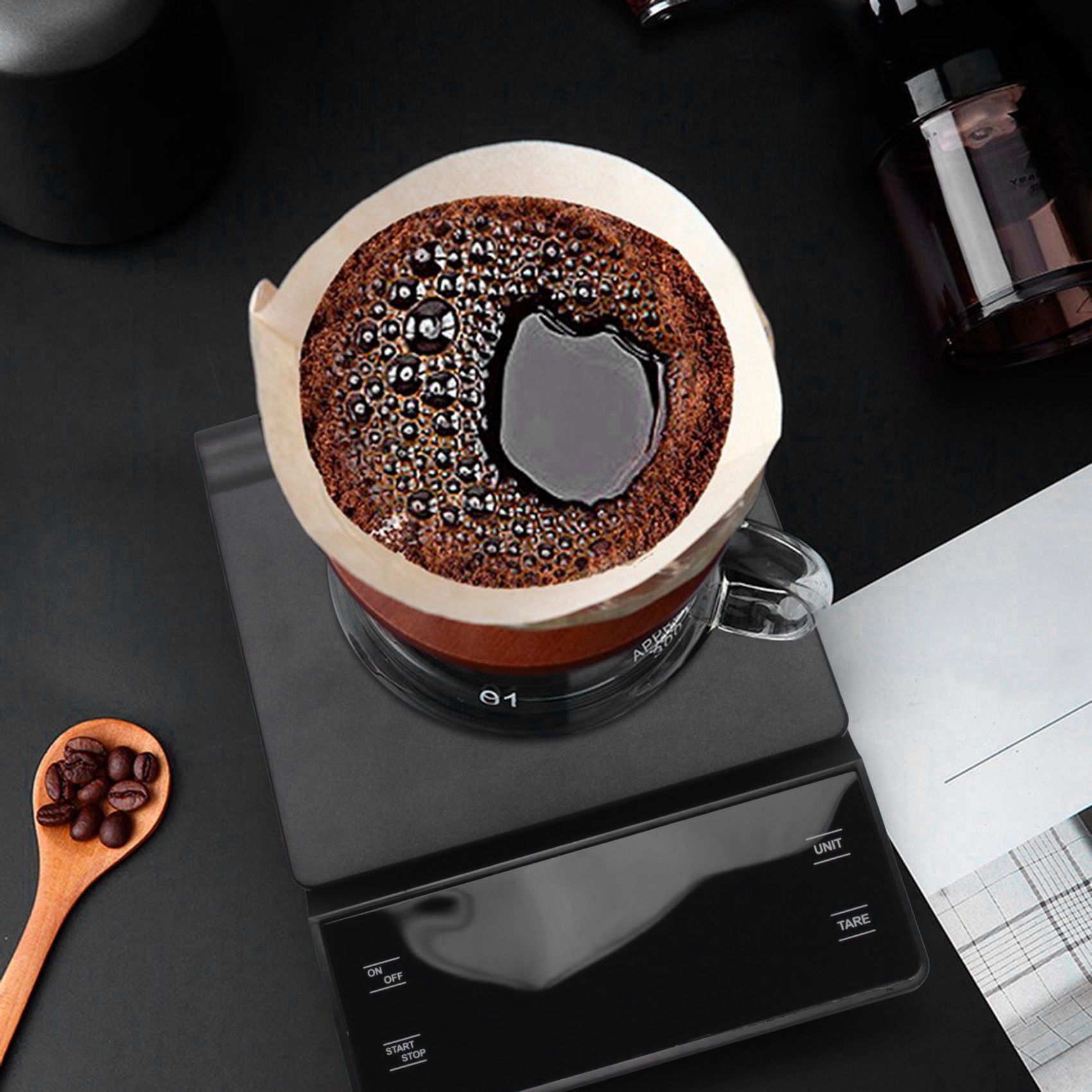 SEWS-Coffee Scale With Timer 3 - Scale Drip Timer ulasan dan harga