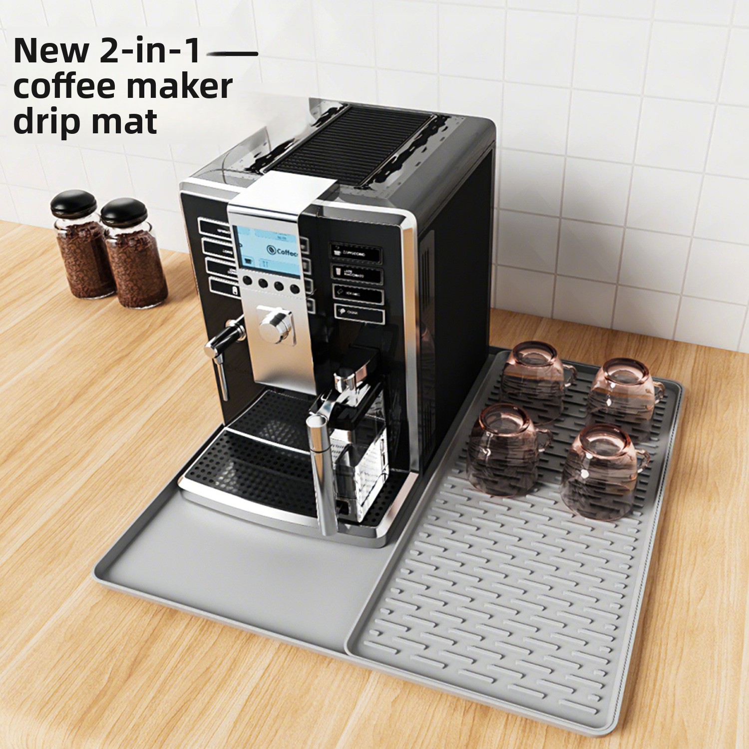 Silicone Coffee Machine Mat No - Coffee Equipment Tray ulasan dan harga