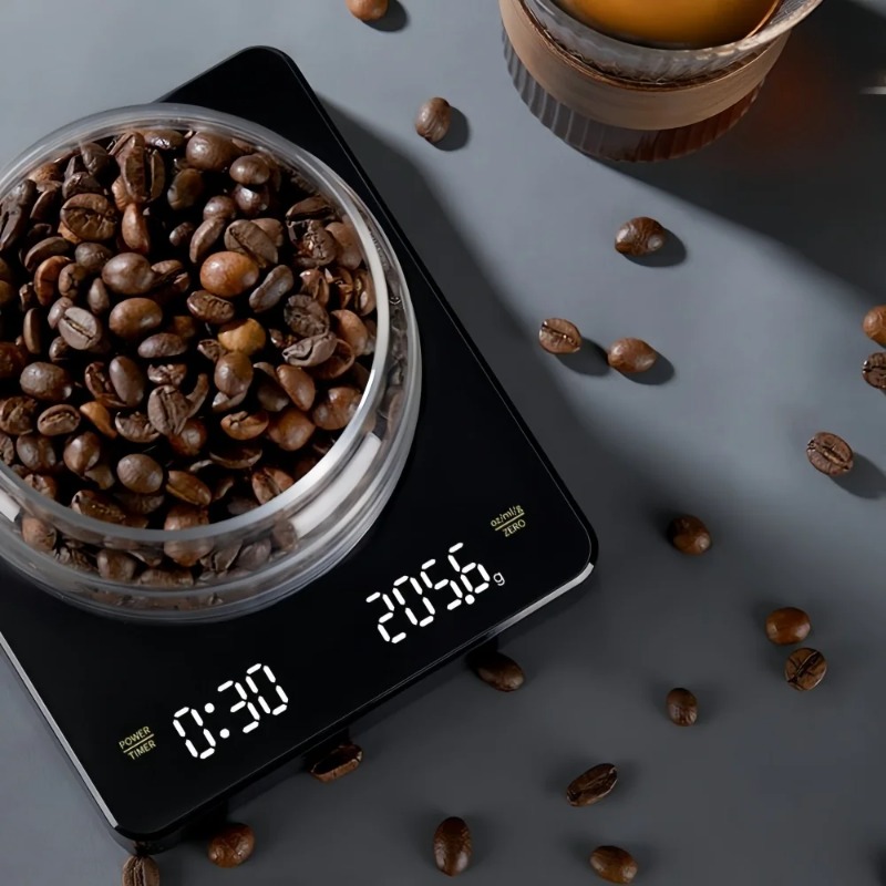 Precision Coffee Scale 0.1g, W - Scale Drip Timer ulasan dan harga