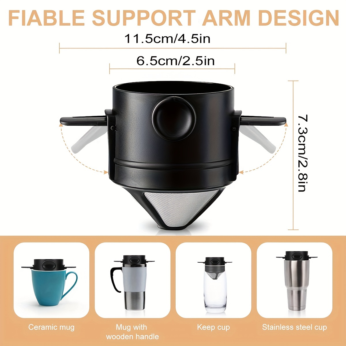Coffee Filter Cup Portable Reu - Coffee Equipment For Camping ulasan dan harga