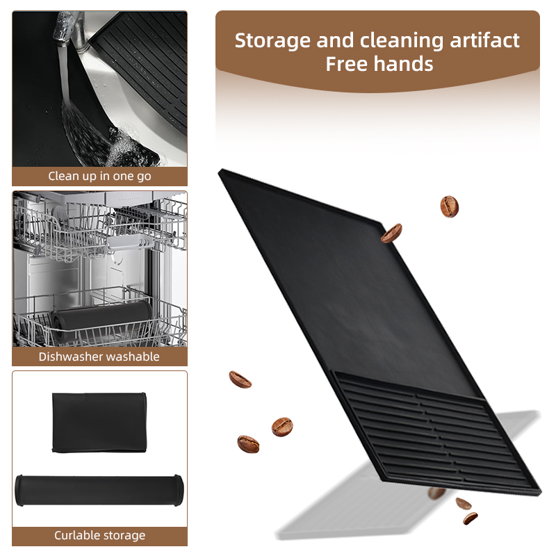 Silicone Coffee Machine Mat Tr - Coffee Equipment Tray ulasan dan harga